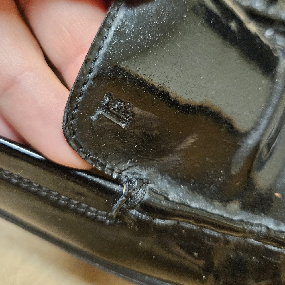 Tod's Driving Loafers Patent Leather Black Size 38 - Picture 7 of 14